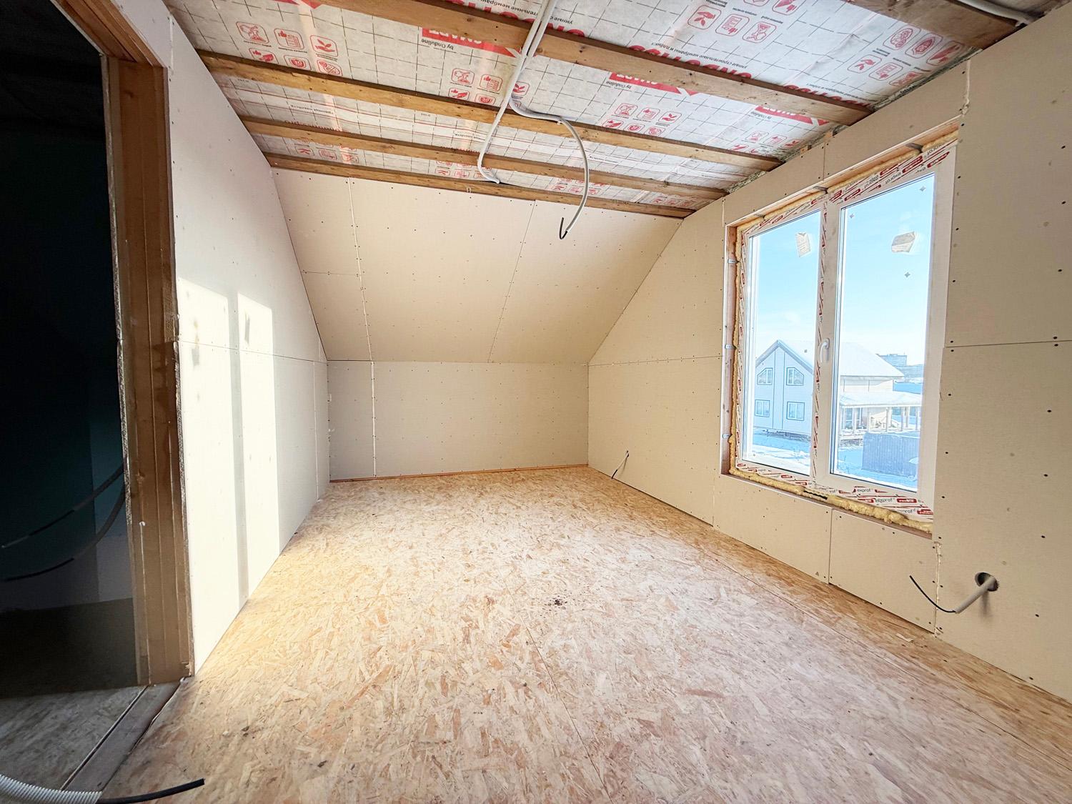 д. Порицы. Новый коттедж 78,3 кв.м на участке 7 соток