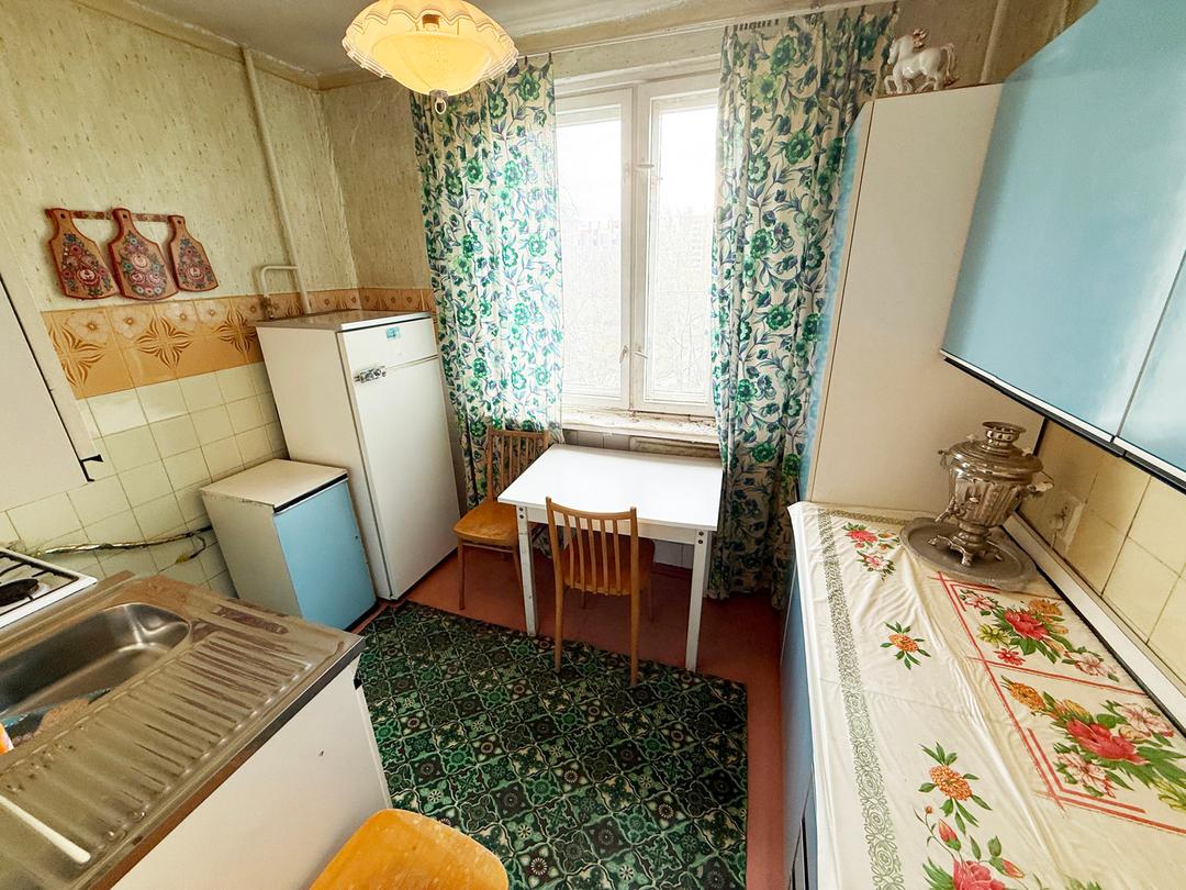 м. «Проспект Большевиков». 2-комнатная квартира 50,4 кв.м