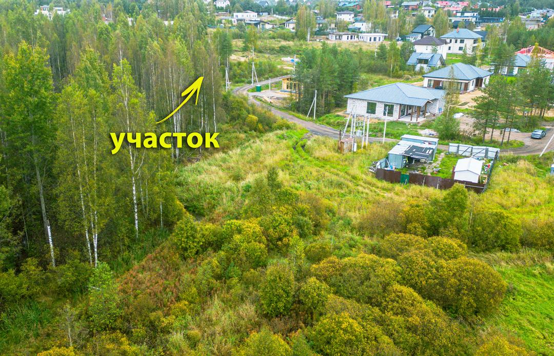 д. Сярьги. Участок 7,9 соток вблизи курорта «Охта-Парк»