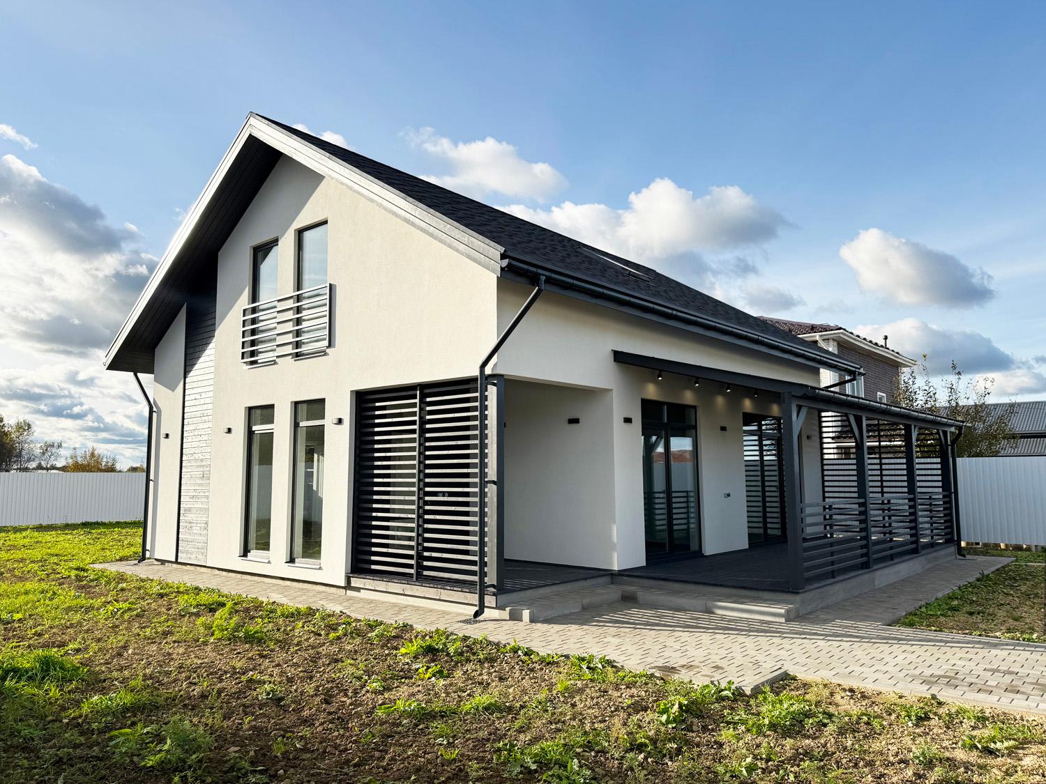 пос. Ропша, КП «Фазенда». Новый коттедж 186 кв.м на участке 10 соток