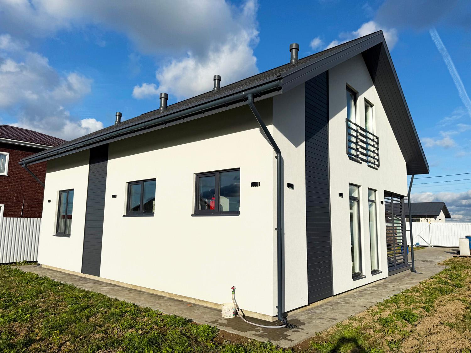 пос. Ропша, КП «Фазенда». Новый коттедж 186 кв.м на участке 10 соток