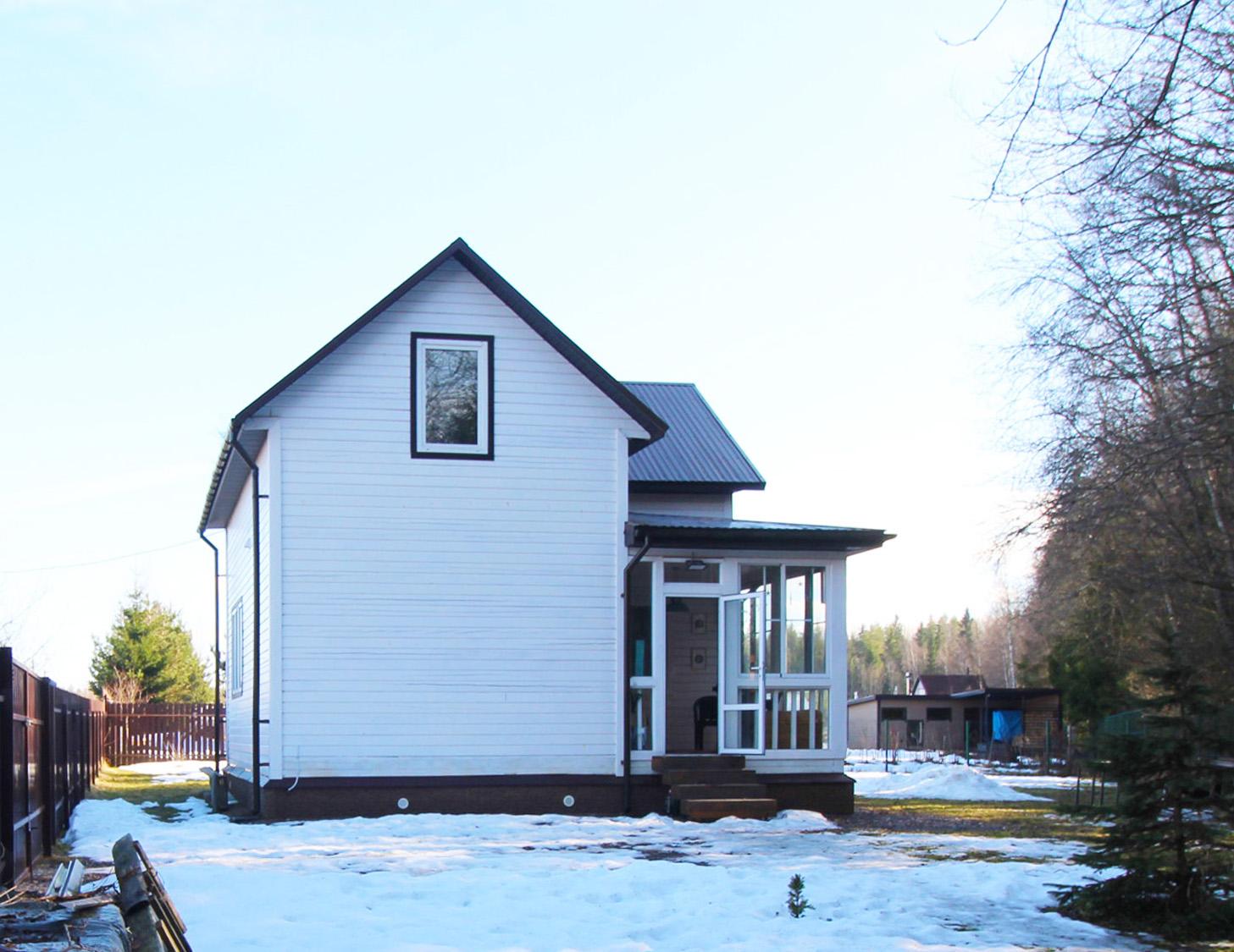 д. Большое Коновалово. Зимний дом 90 кв.м на участке 7 соток