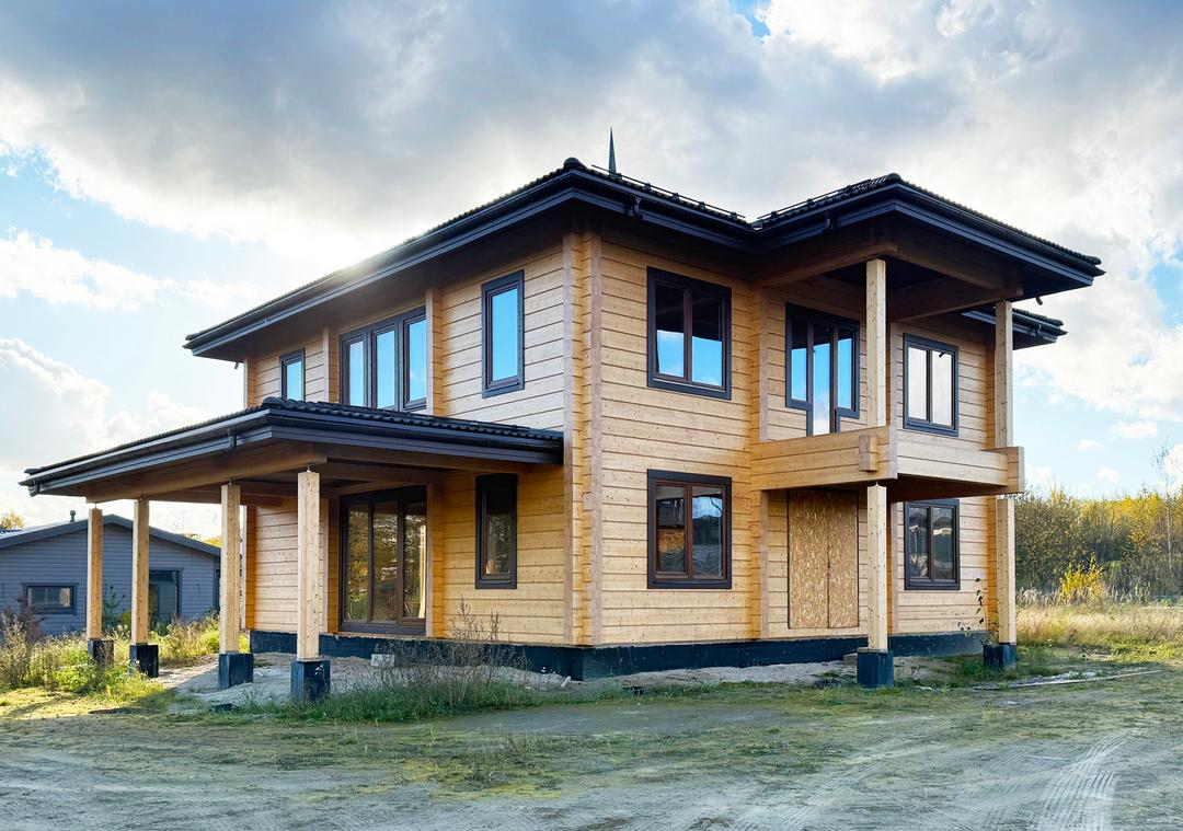 дер. Канисты, ИЖС. Коттедж 282 кв.м на участке 20 соток