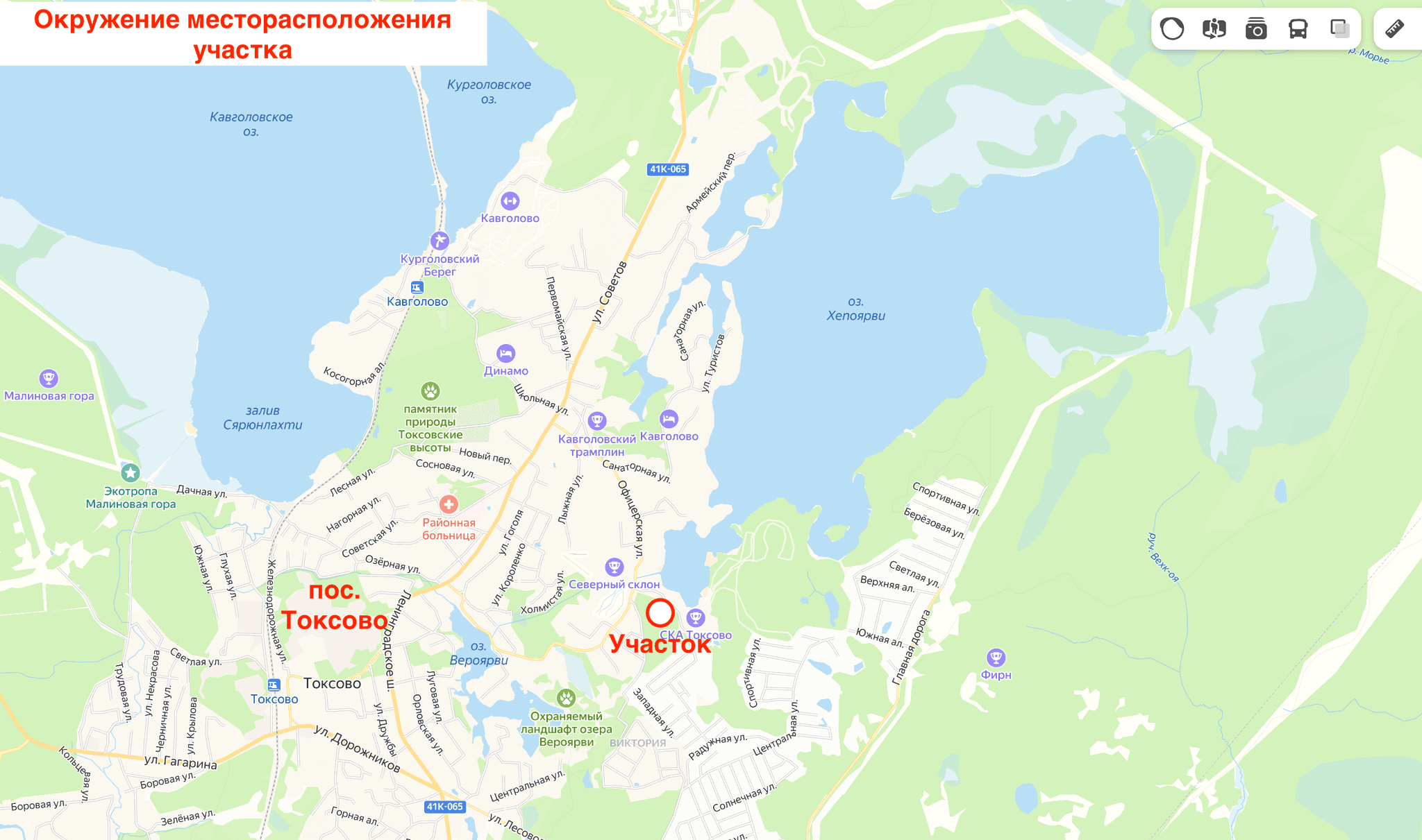 Токсово, ИЖС. Участок 12 соток