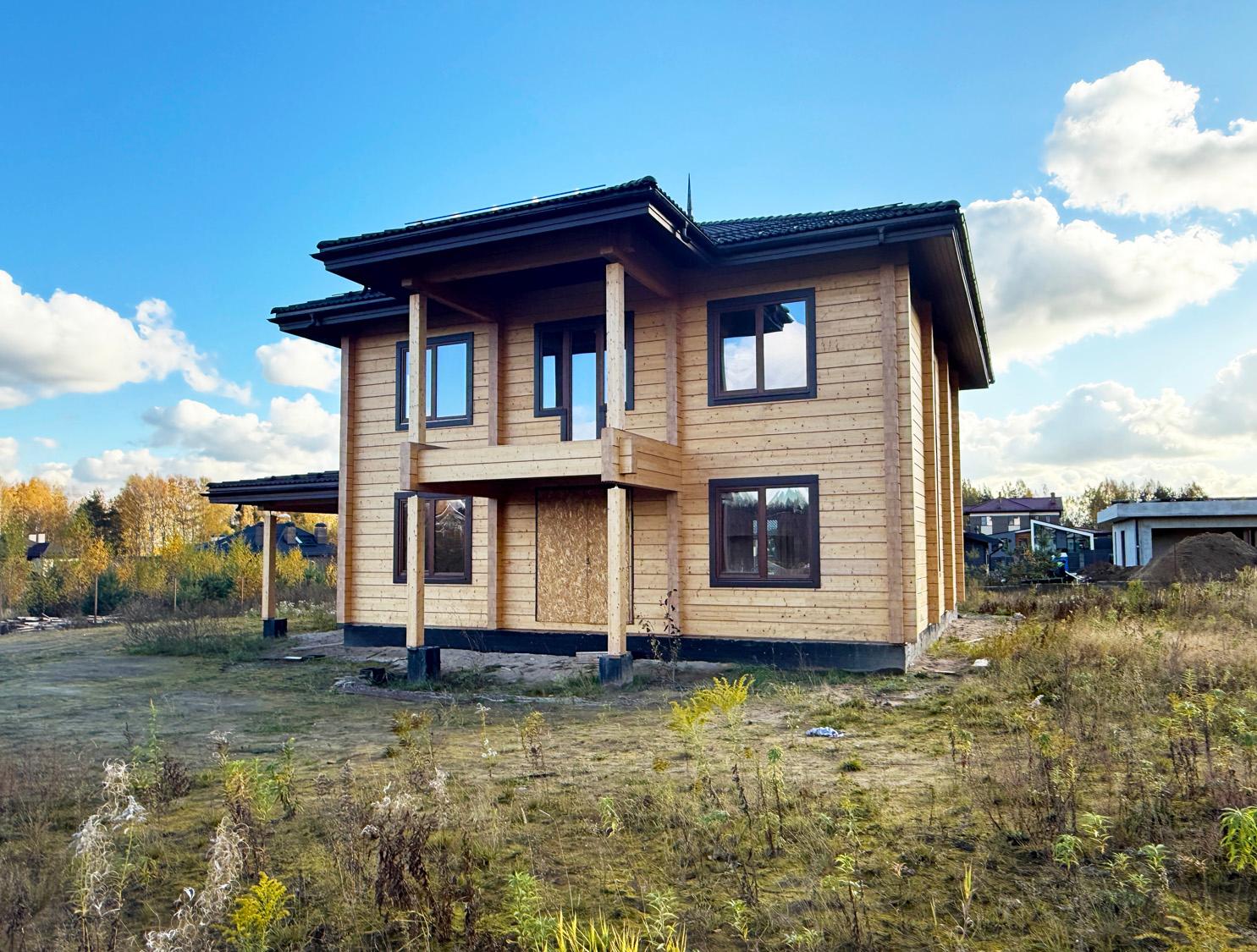 дер. Канисты, ИЖС. Коттедж 282 кв.м на участке 20 соток