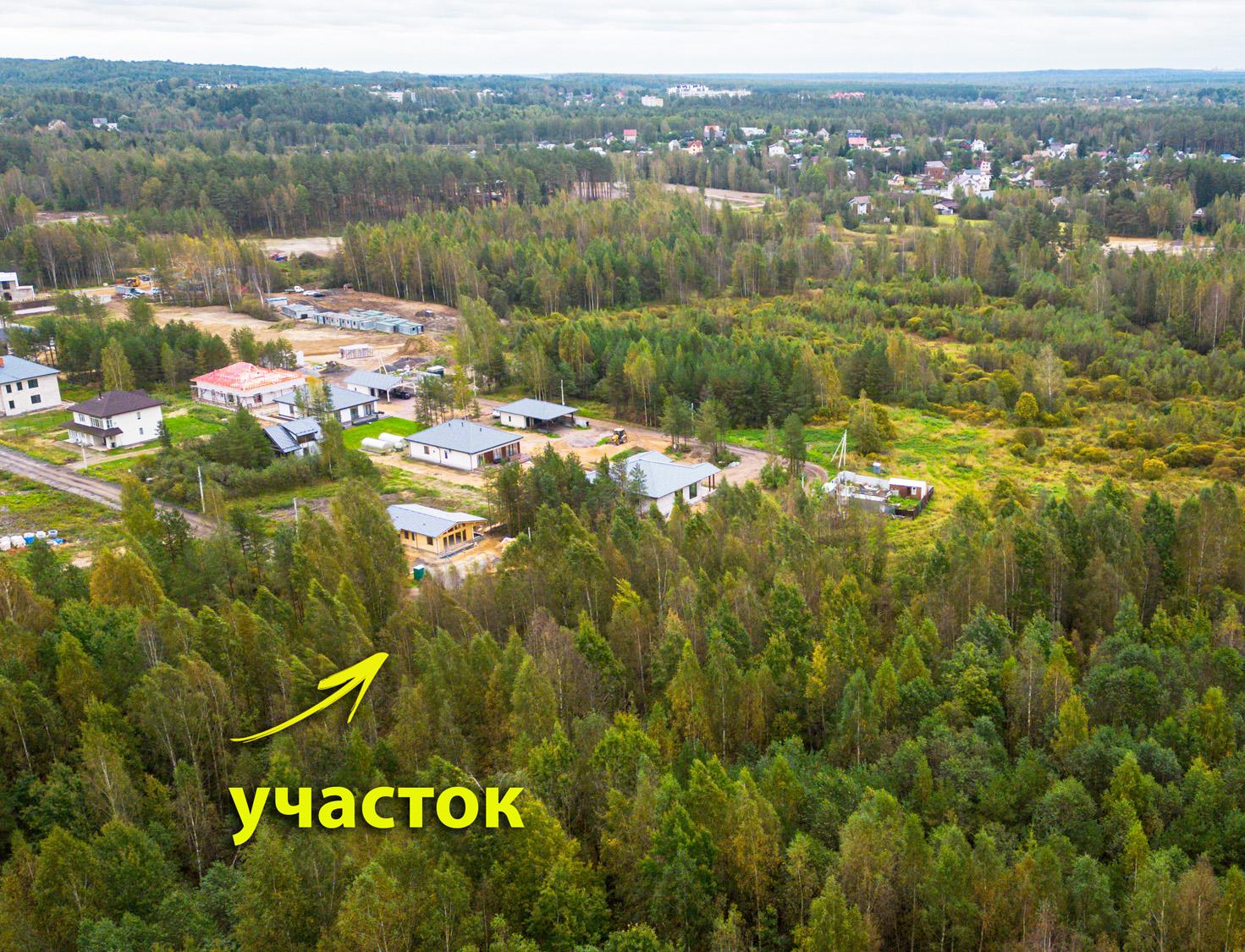 д. Сярьги. Участок 7,9 соток вблизи курорта «Охта-Парк»