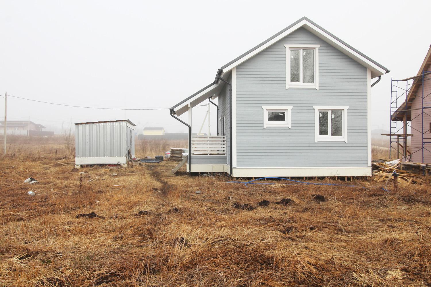 д. Порицы. Новый коттедж 78,3 кв.м на участке 7 соток