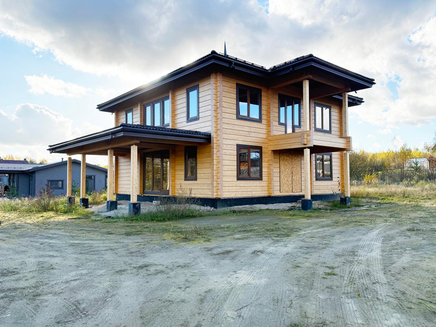 дер. Канисты, ИЖС. Коттедж 282 кв.м на участке 20 соток