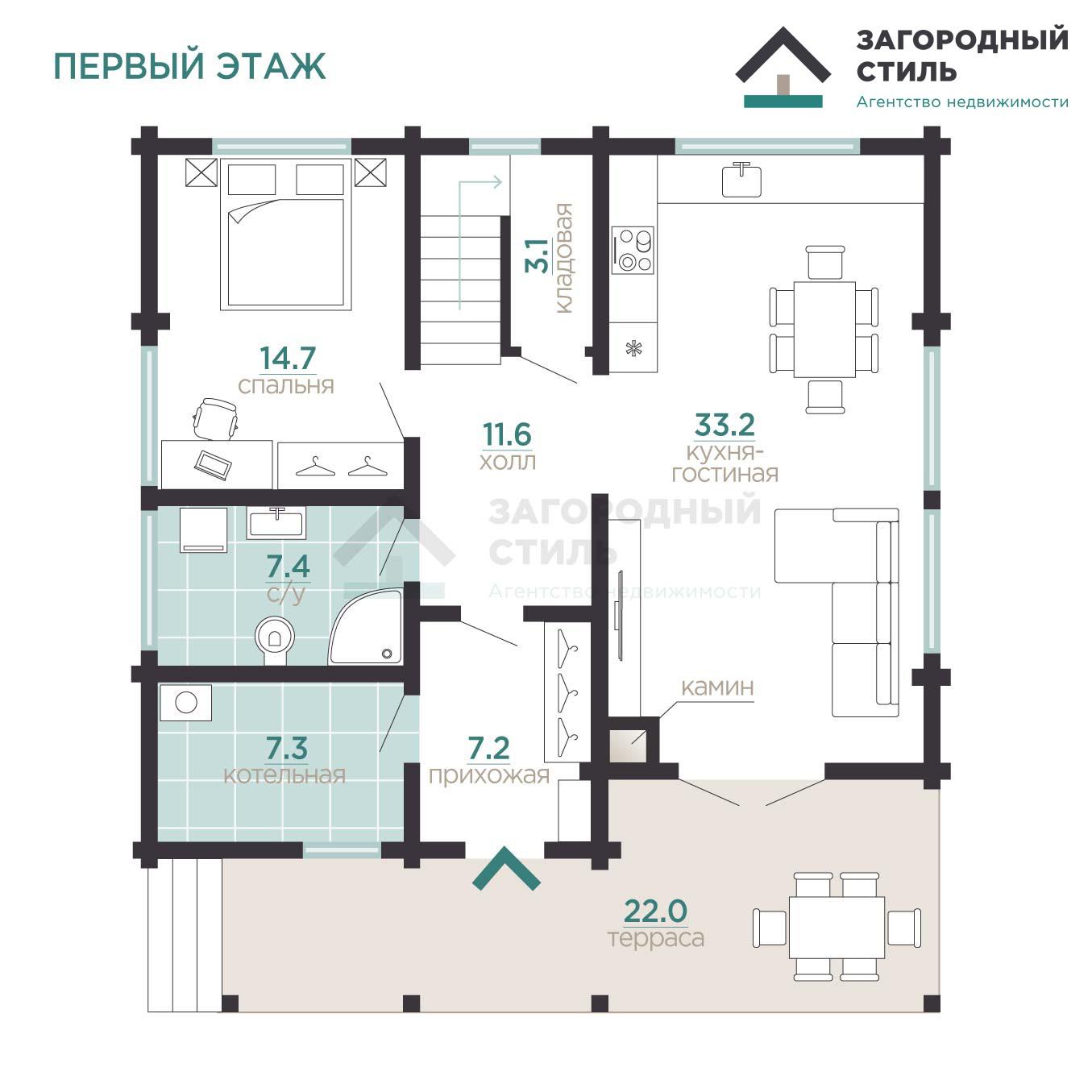Санкт-Петербург, г. Петергоф, ИЖС. Новый коттедж 173 кв.м на участке 13 соток