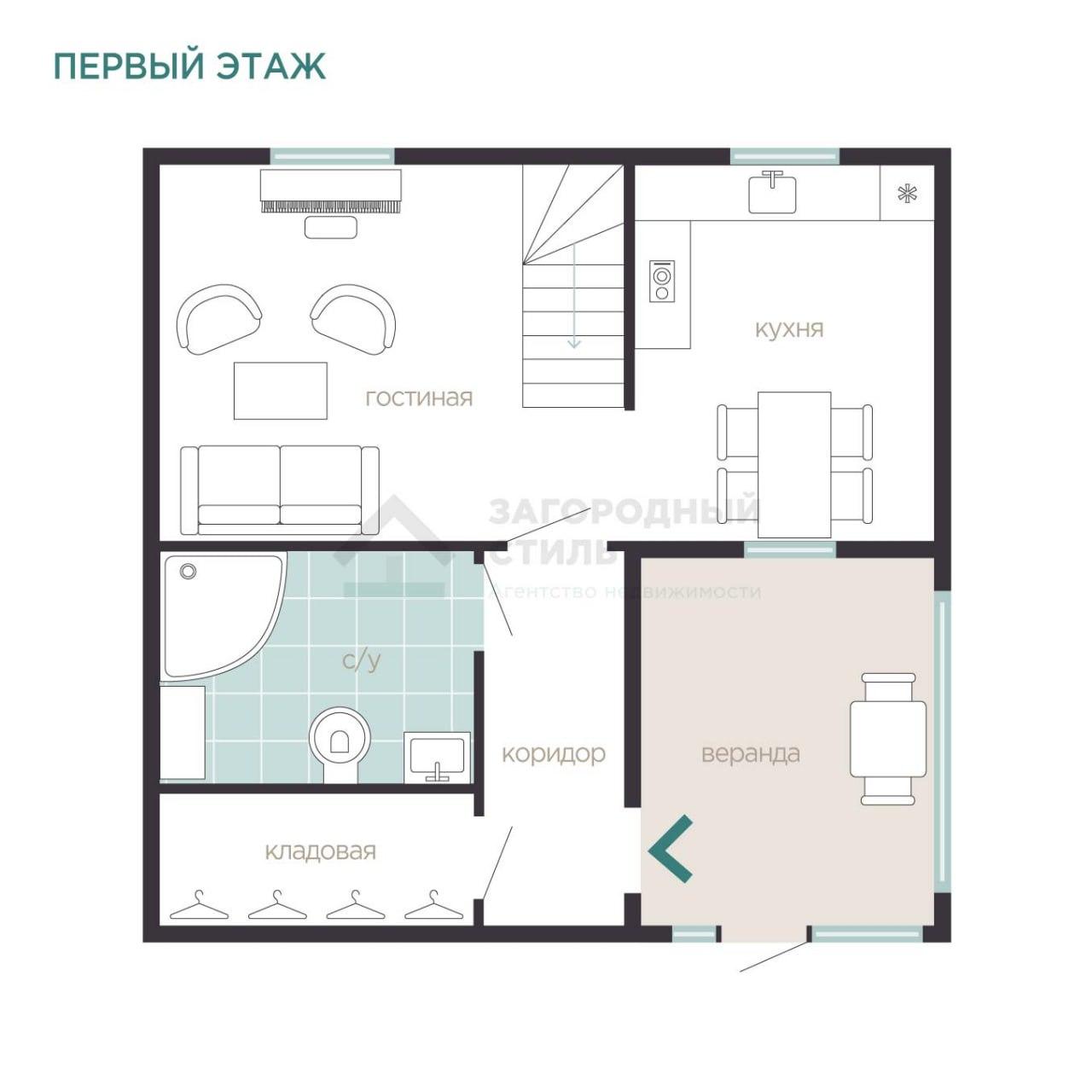 д. Большое Коновалово. Зимний дом 90 кв.м на участке 7 соток