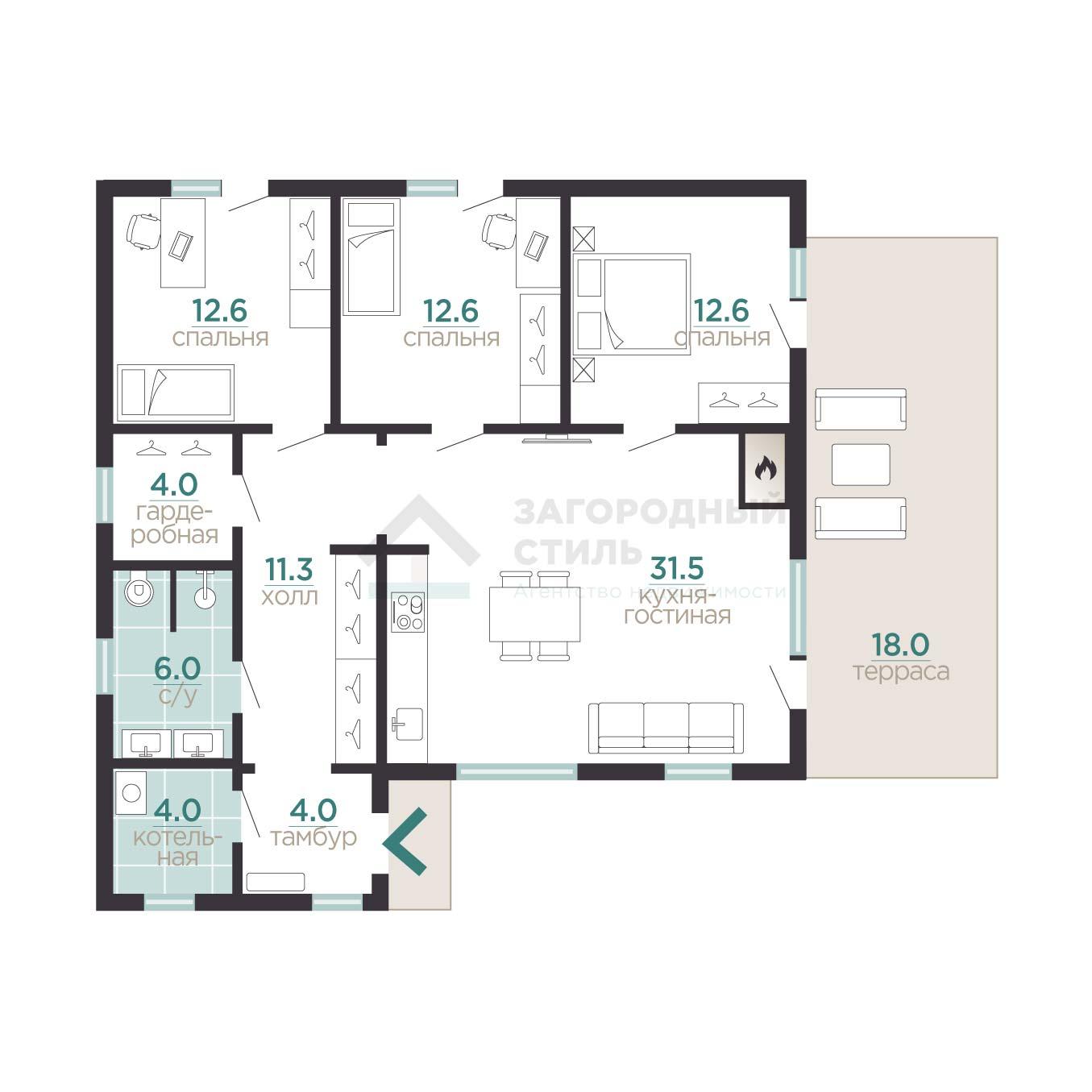 Хиттолово. Новый коттедж 117 кв.м на участке 8,5 соток
