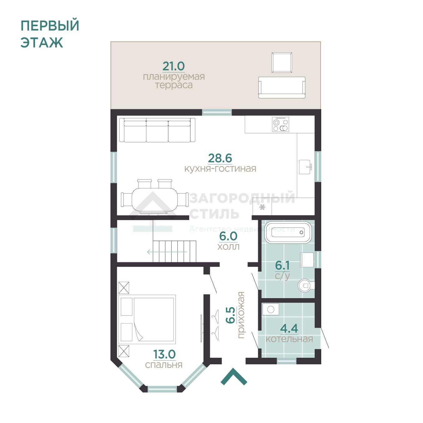 п. Приветнинское. Коттедж 160 кв.м на берегу реки, участок 27 соток