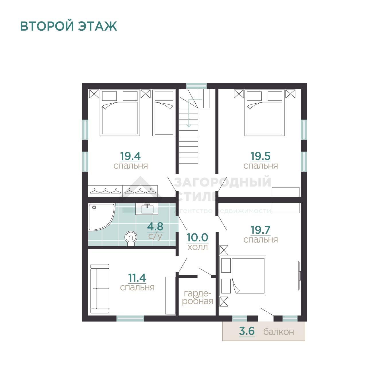 д. Светлое. ИЖС коттедж 195 кв.м на участке 16 соток