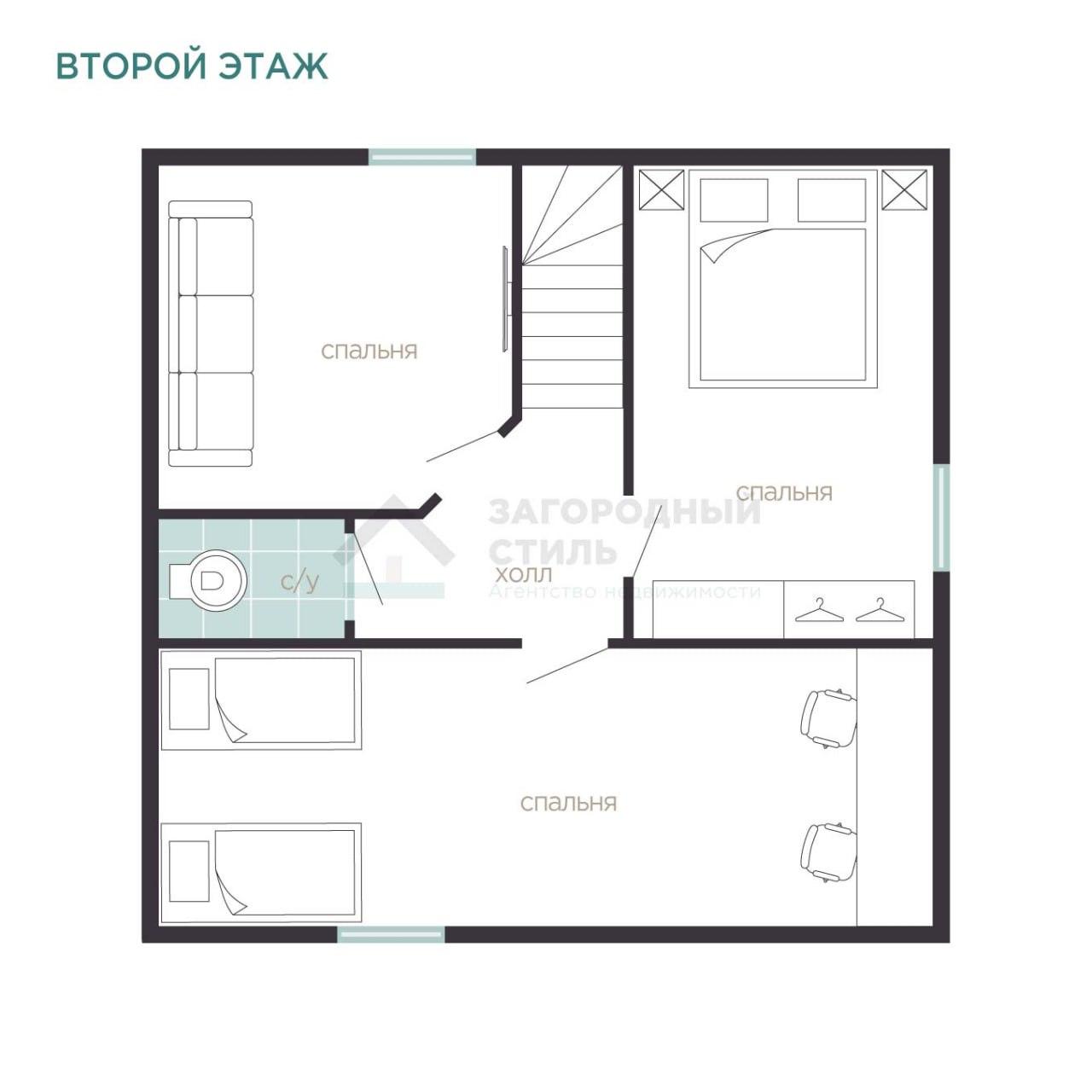 д. Большое Коновалово. Зимний дом 90 кв.м на участке 7 соток