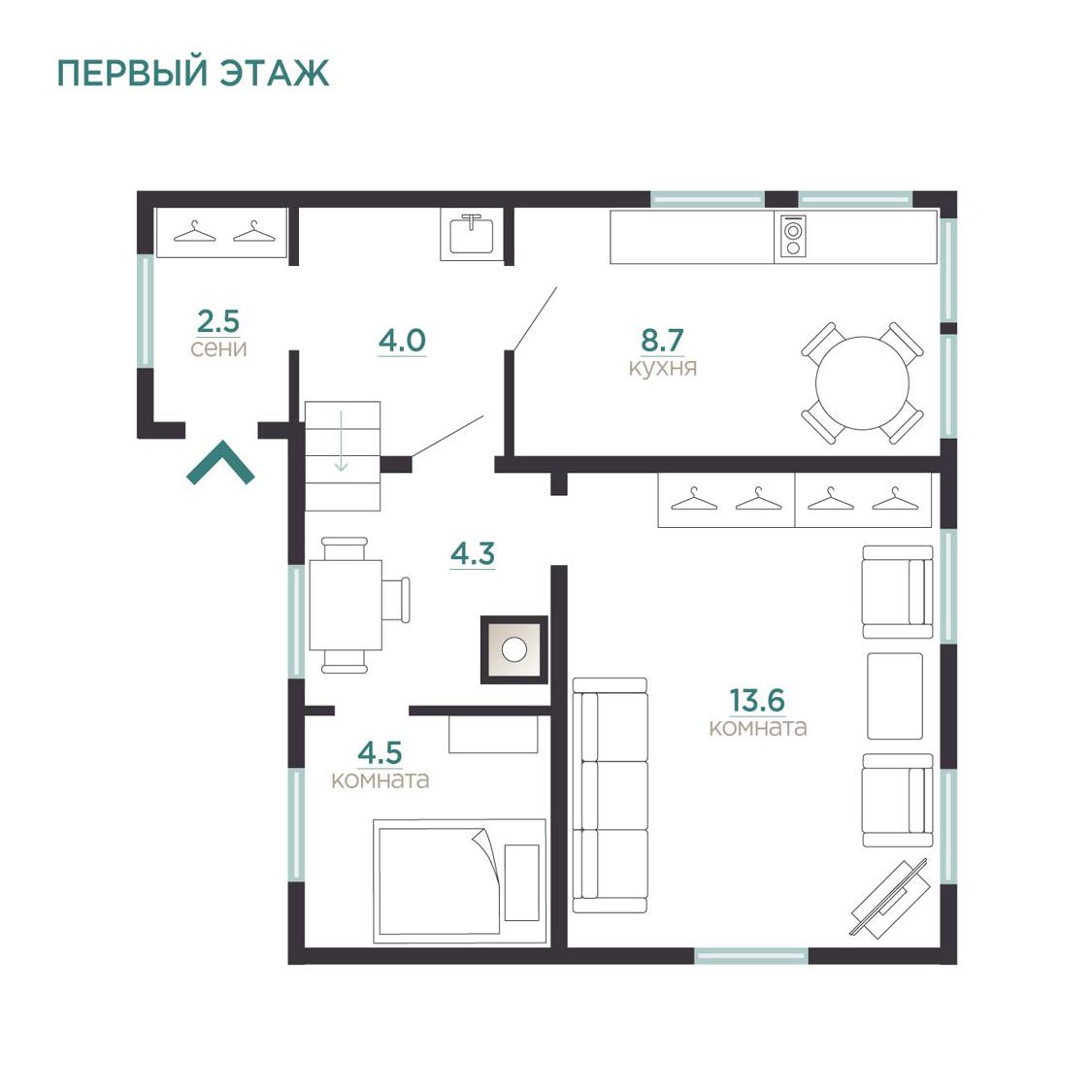 д. Борисова Грива. Дом 57 кв.м на участке 6,5 соток