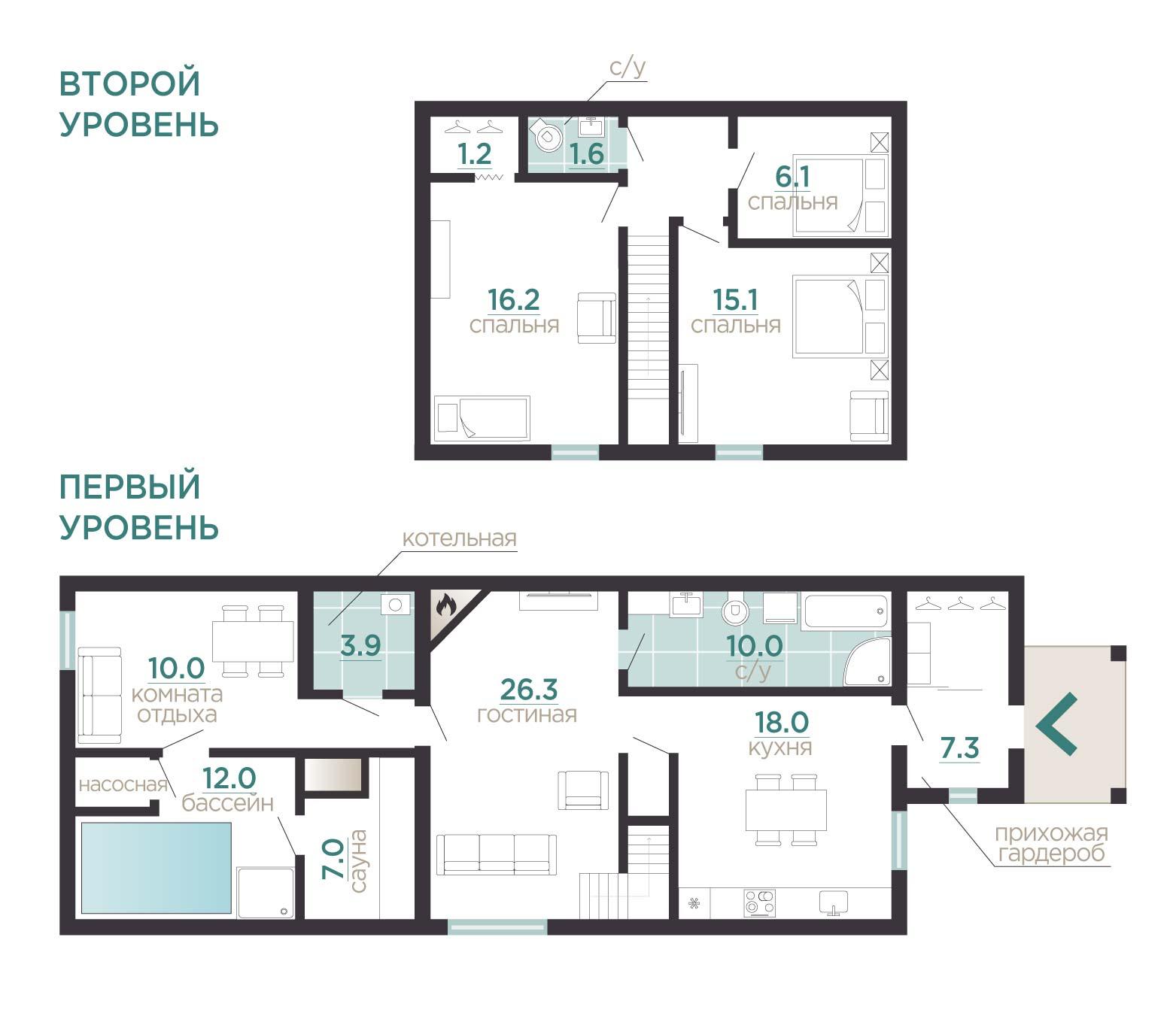 г. Всеволожск, ИЖС. Таун-хаус 165 кв.м на участке 6 соток