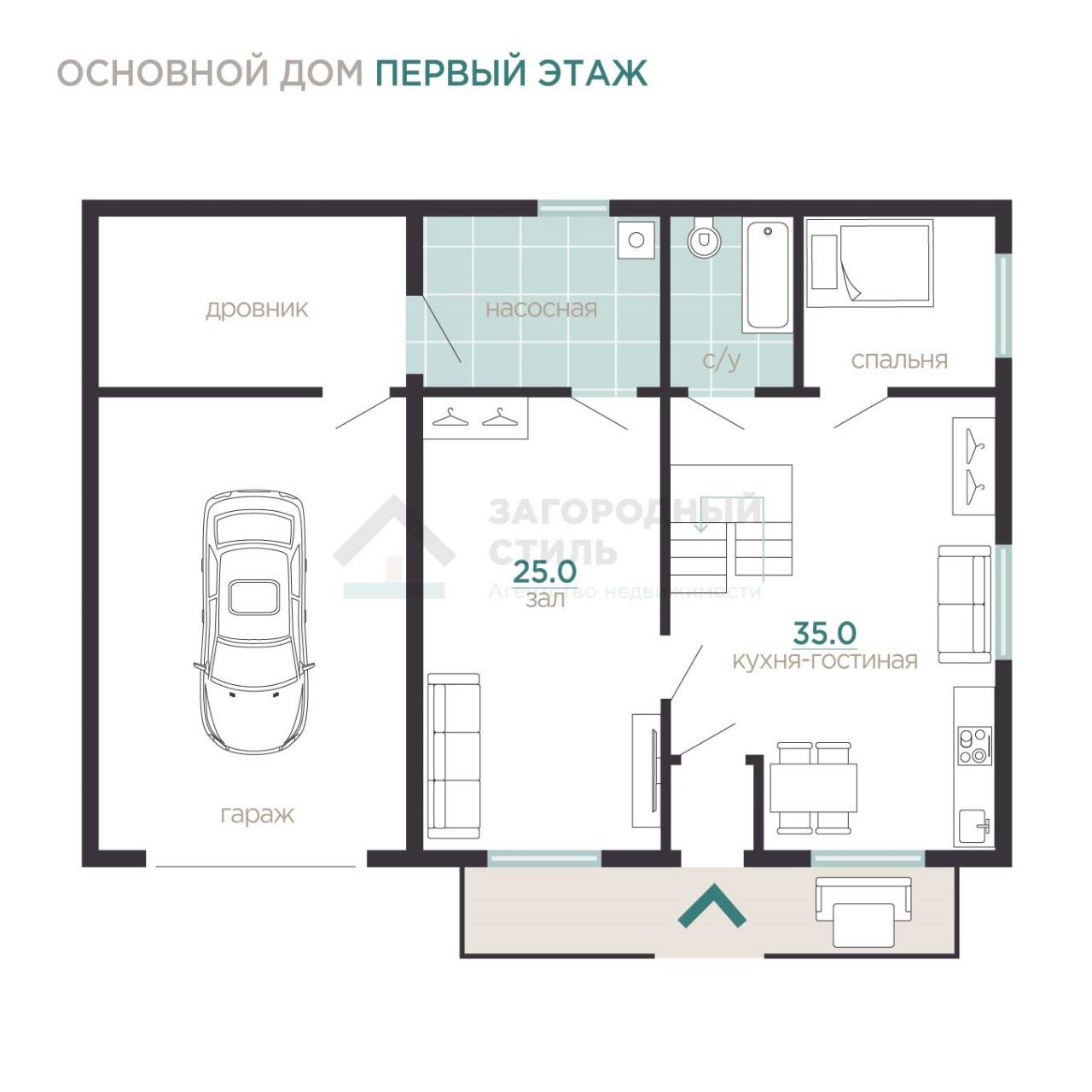 дер. Волковицы. Коттедж с гостевым домом и баней на участке 10 соток