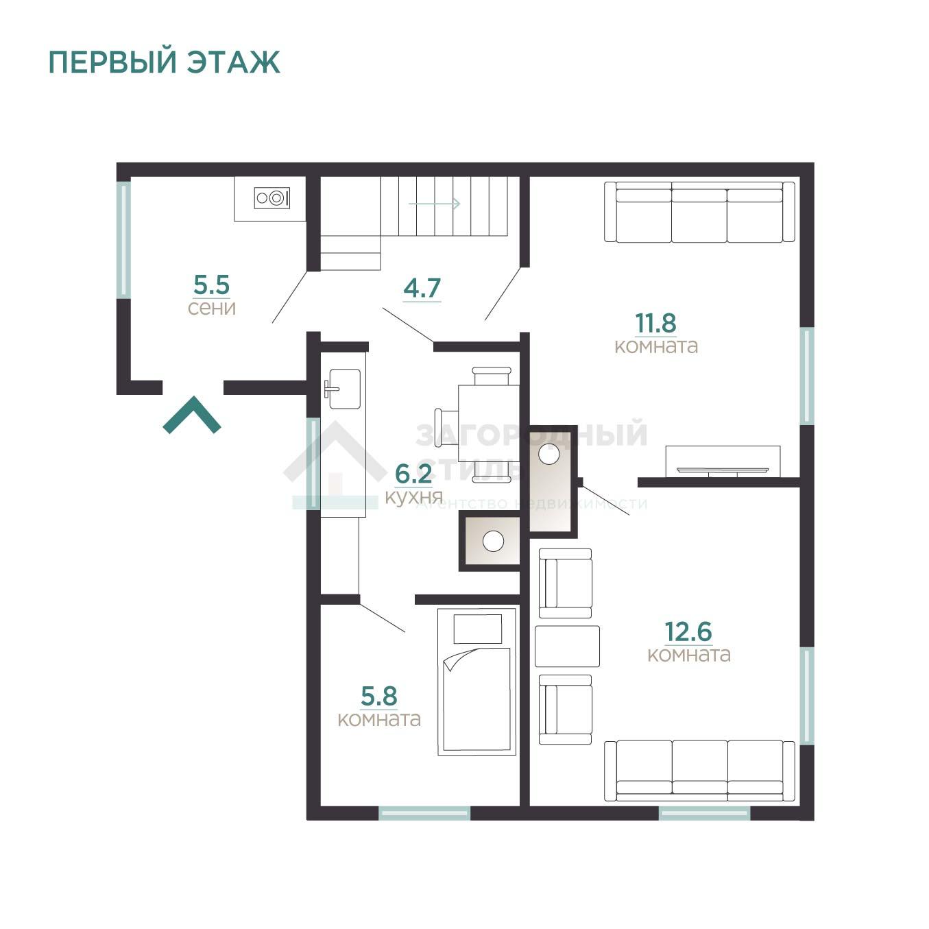 д. Керро. Дом 92,5 кв.м с баней у оз. Ройка на участке 9,5 соток