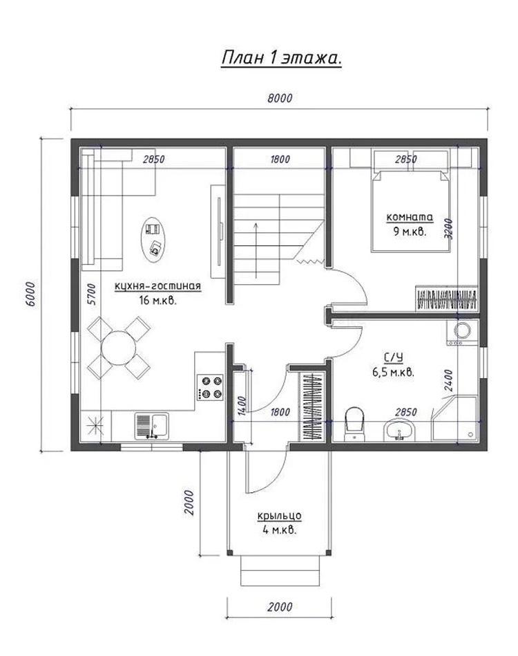 д. Порицы. Новый коттедж 78,3 кв.м на участке 7 соток