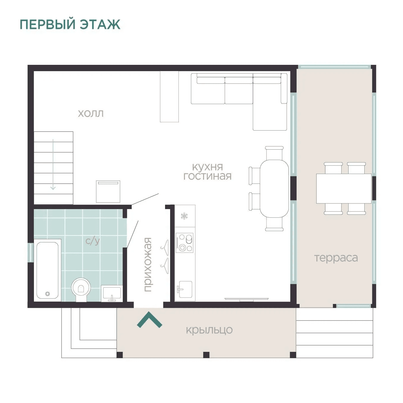 д. Долговка. Зимний дом 62 кв.м на участке 10 соток