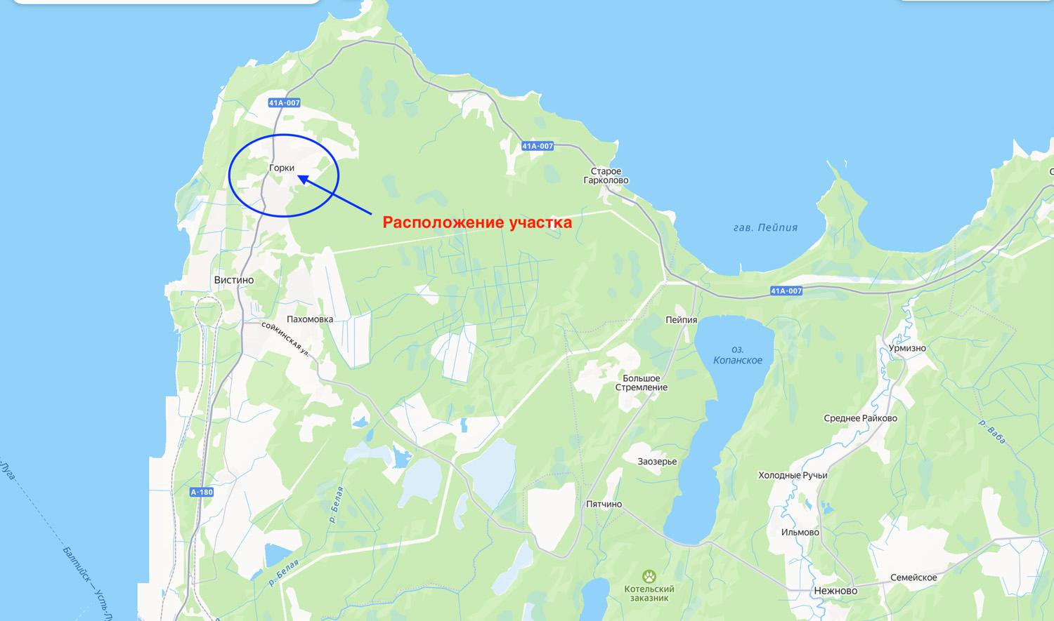 д. Горки. ИЖС участок 15 соток