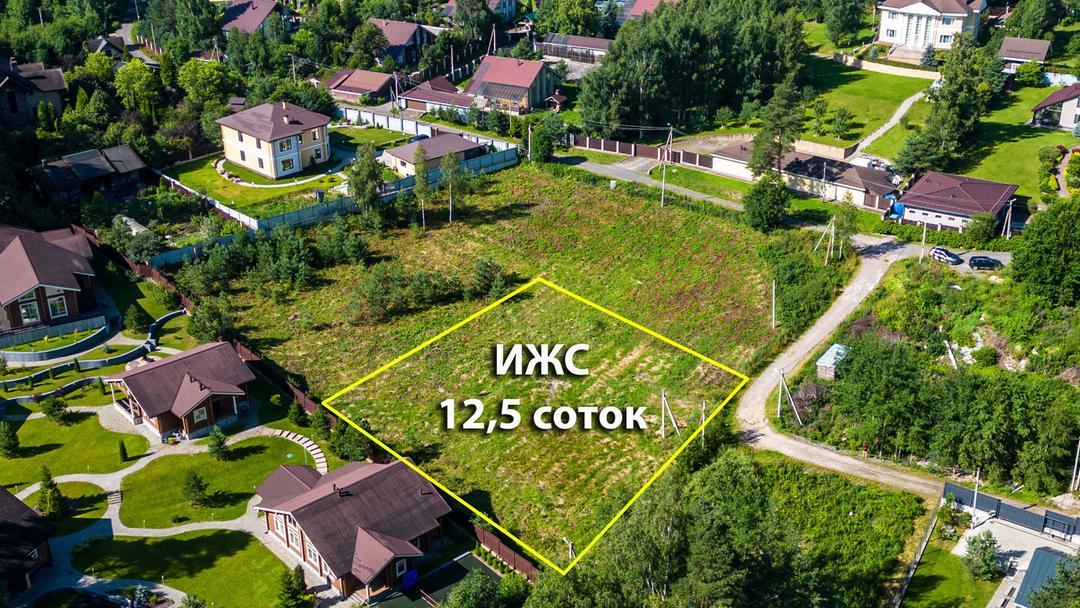 д. Васкелово, ИЖС. Участок 12,5 соток у оз. Зеркальное