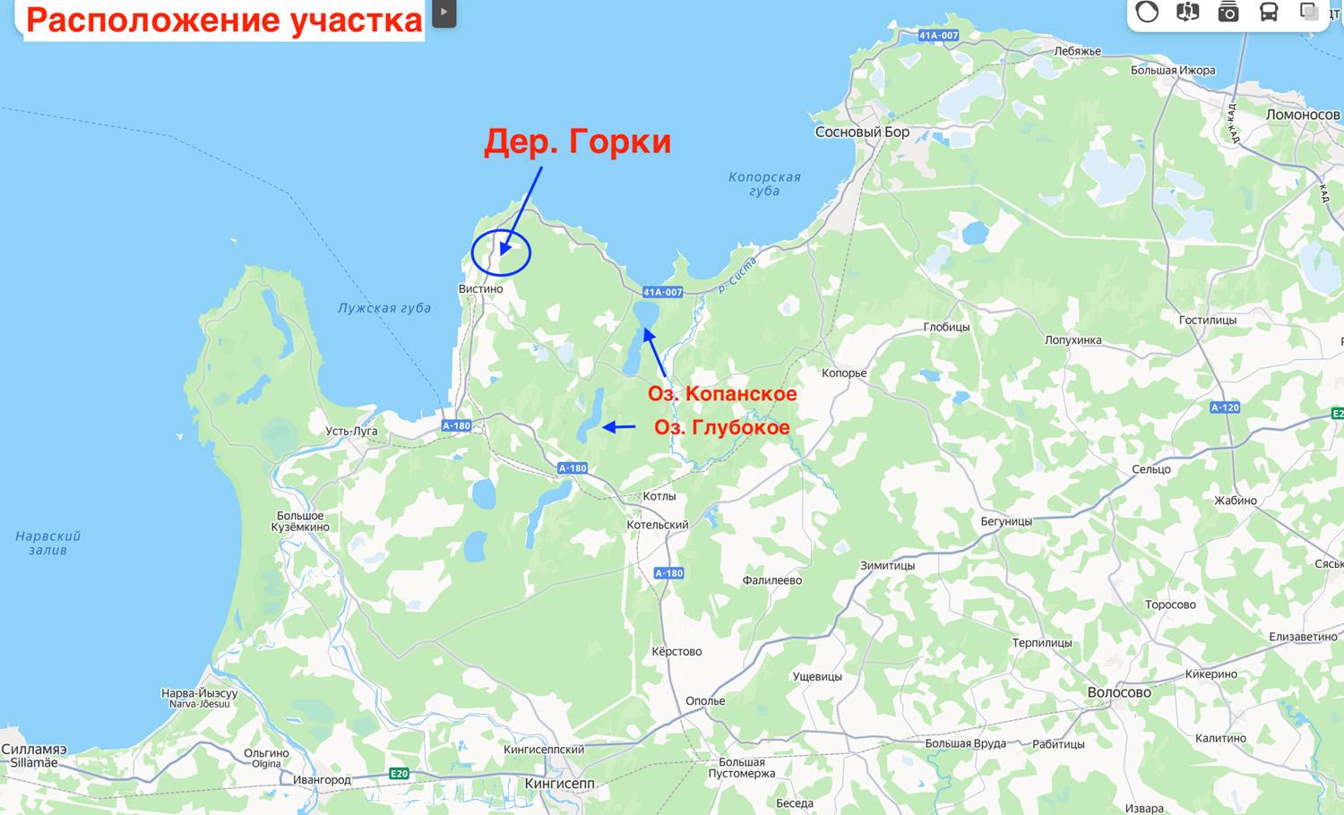 д. Горки. ИЖС участок 15 соток