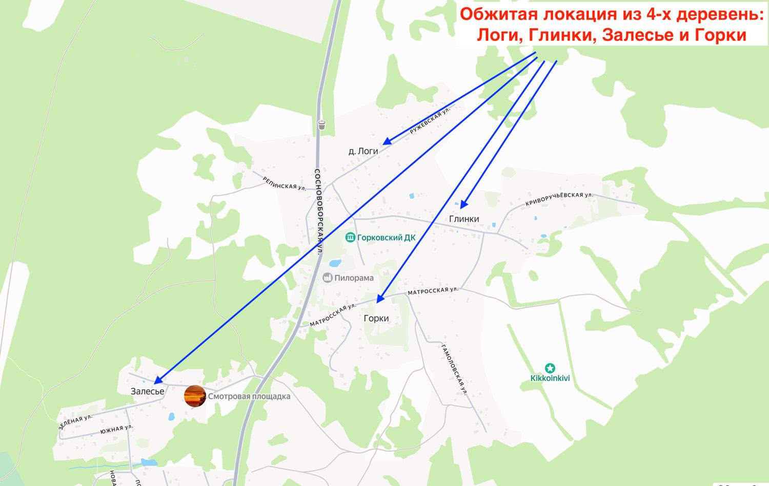 д. Горки. ИЖС участок 15 соток
