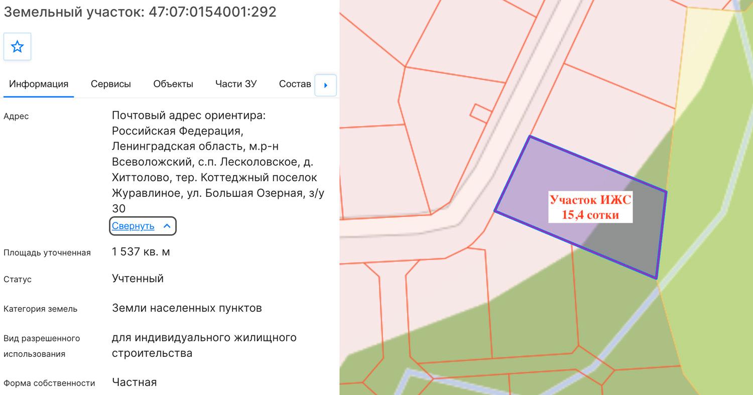 Токсово, ИЖС. Участок 15,4 сотки