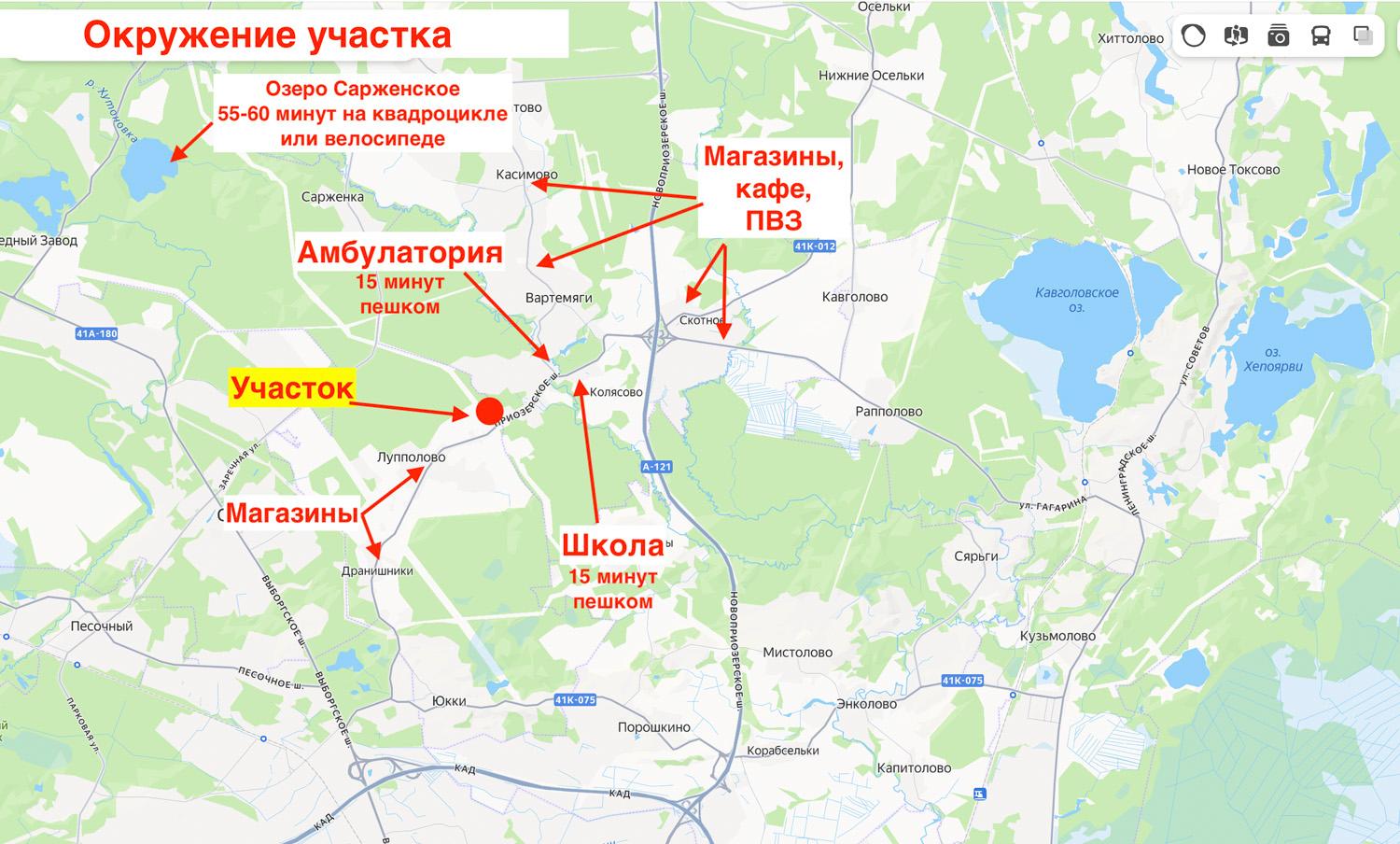 д. Вартемяги. ИЖС участок 8 соток
