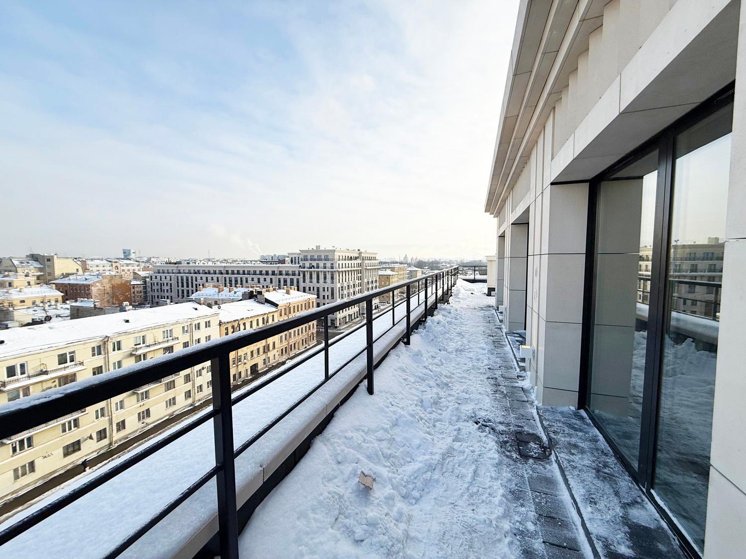 м. «Площадь Восстания». Видовая 2-комнатная квартира 84,2 кв.м с террасой 220 кв.м