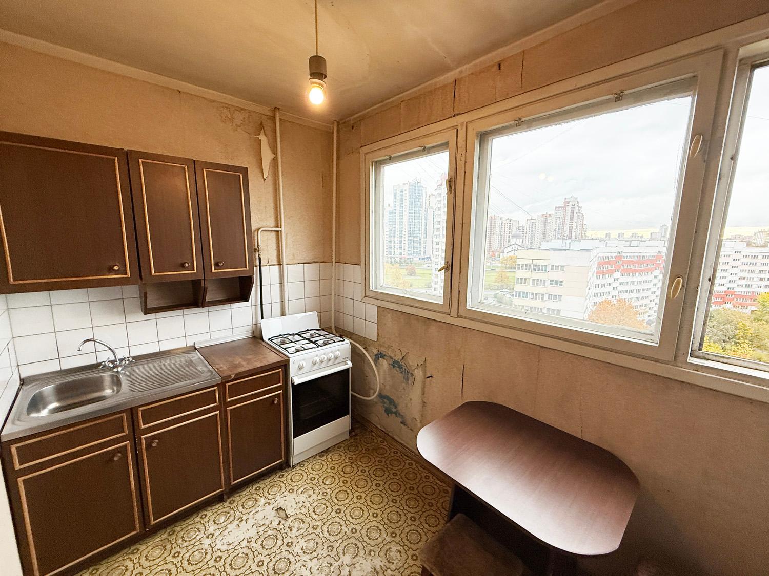 м. Автово. 2-комнатная квартира 43,9 кв.м