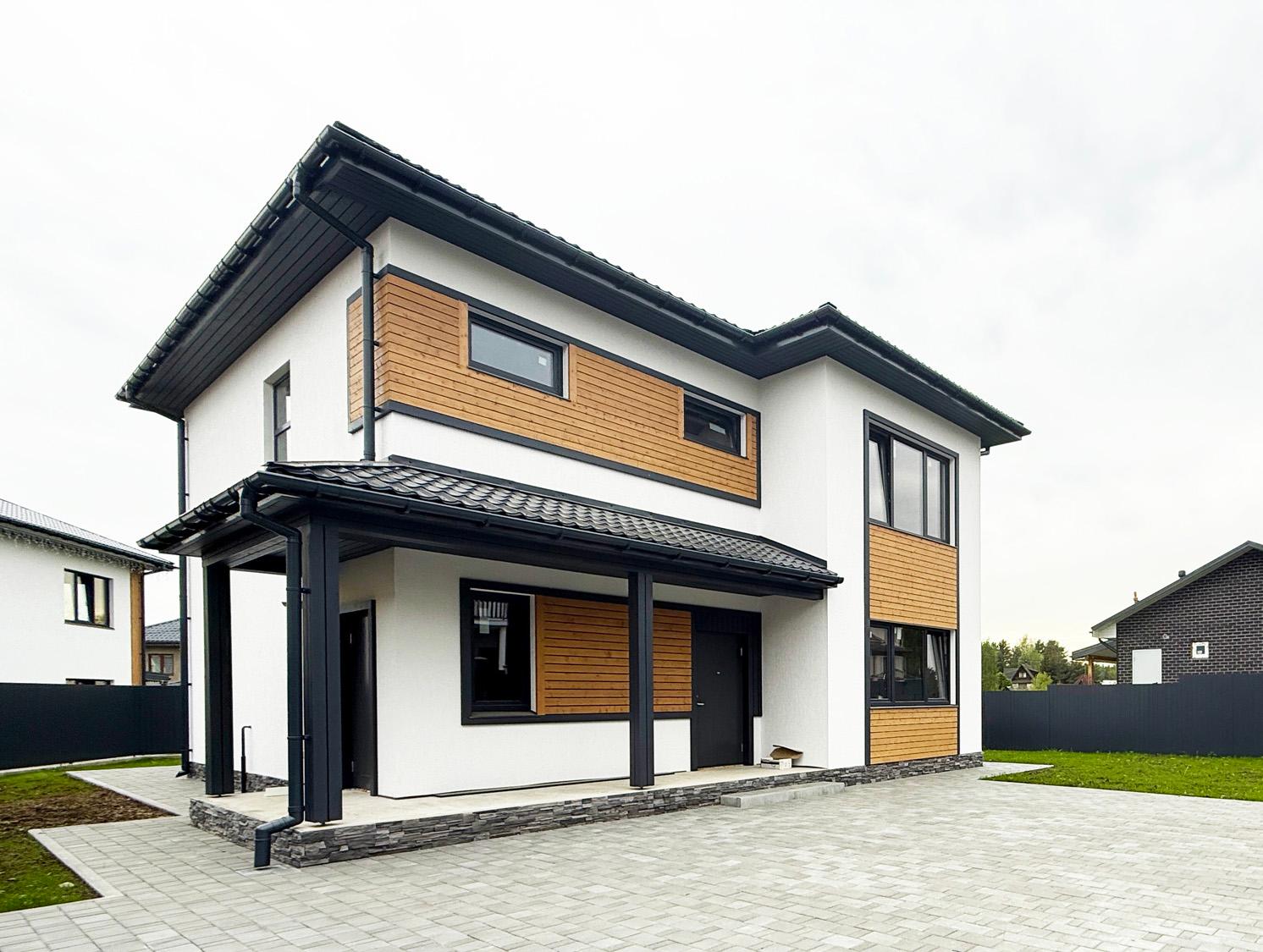 д. Дранишники. Новый коттедж 193 кв.м на участке 6 соток