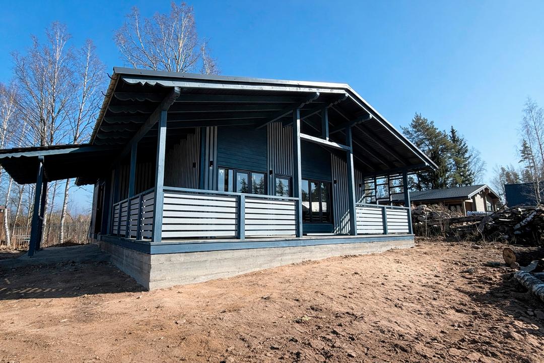 пос. Уткино. Дом у озера 95 кв.м на участке 6 соток