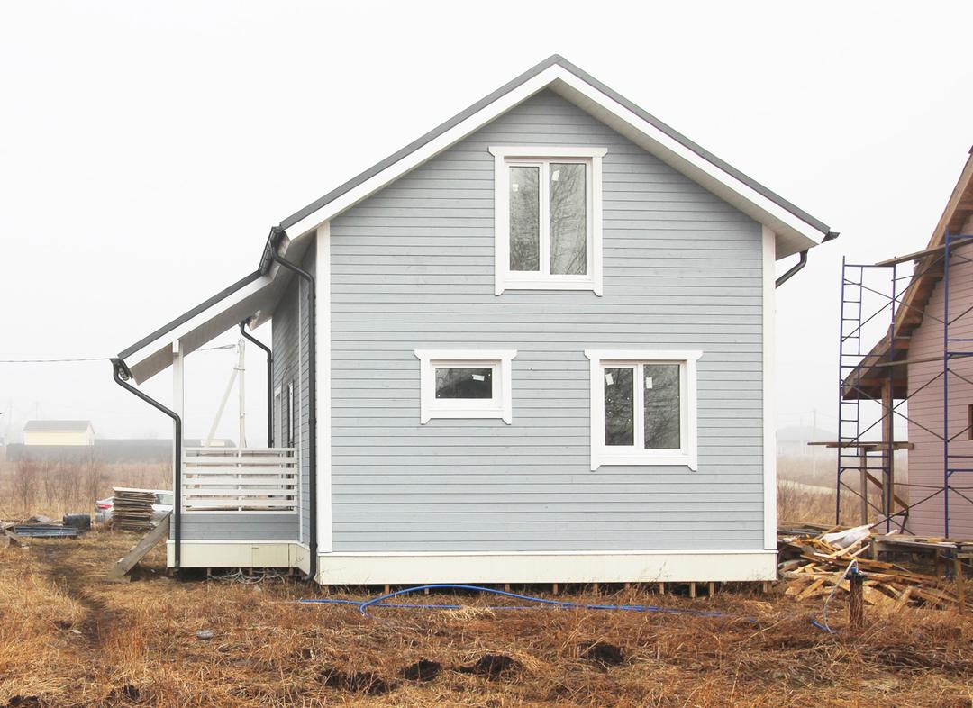 д. Порицы. Новый коттедж 78,3 кв.м на участке 7 соток