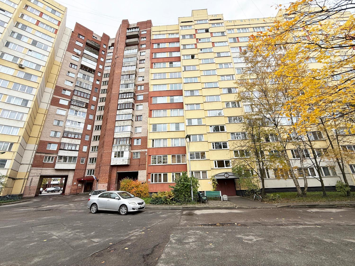 м. Автово. 2-комнатная квартира 43,9 кв.м