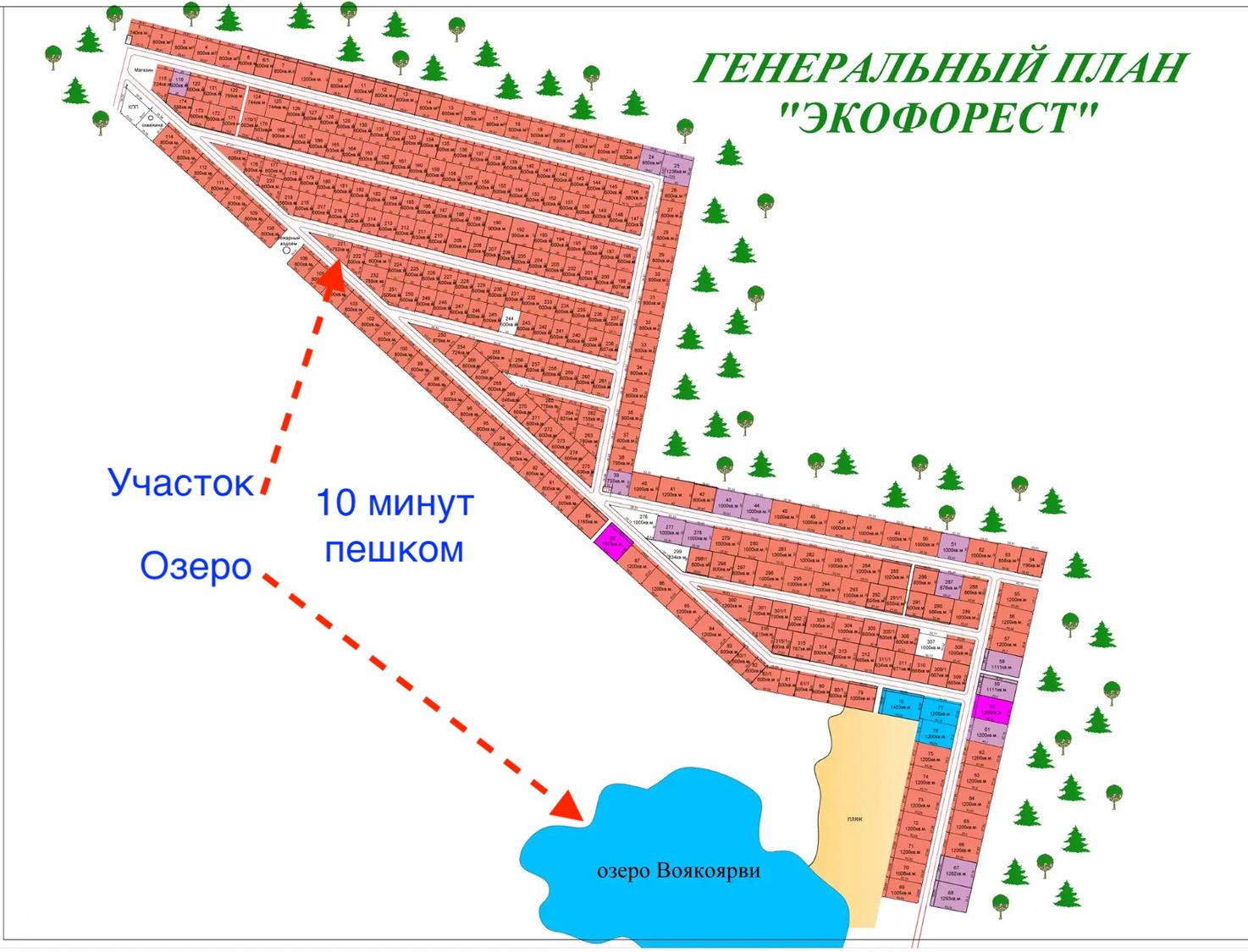 Токсово, КП «Экофорест». Участок 7,5 соток