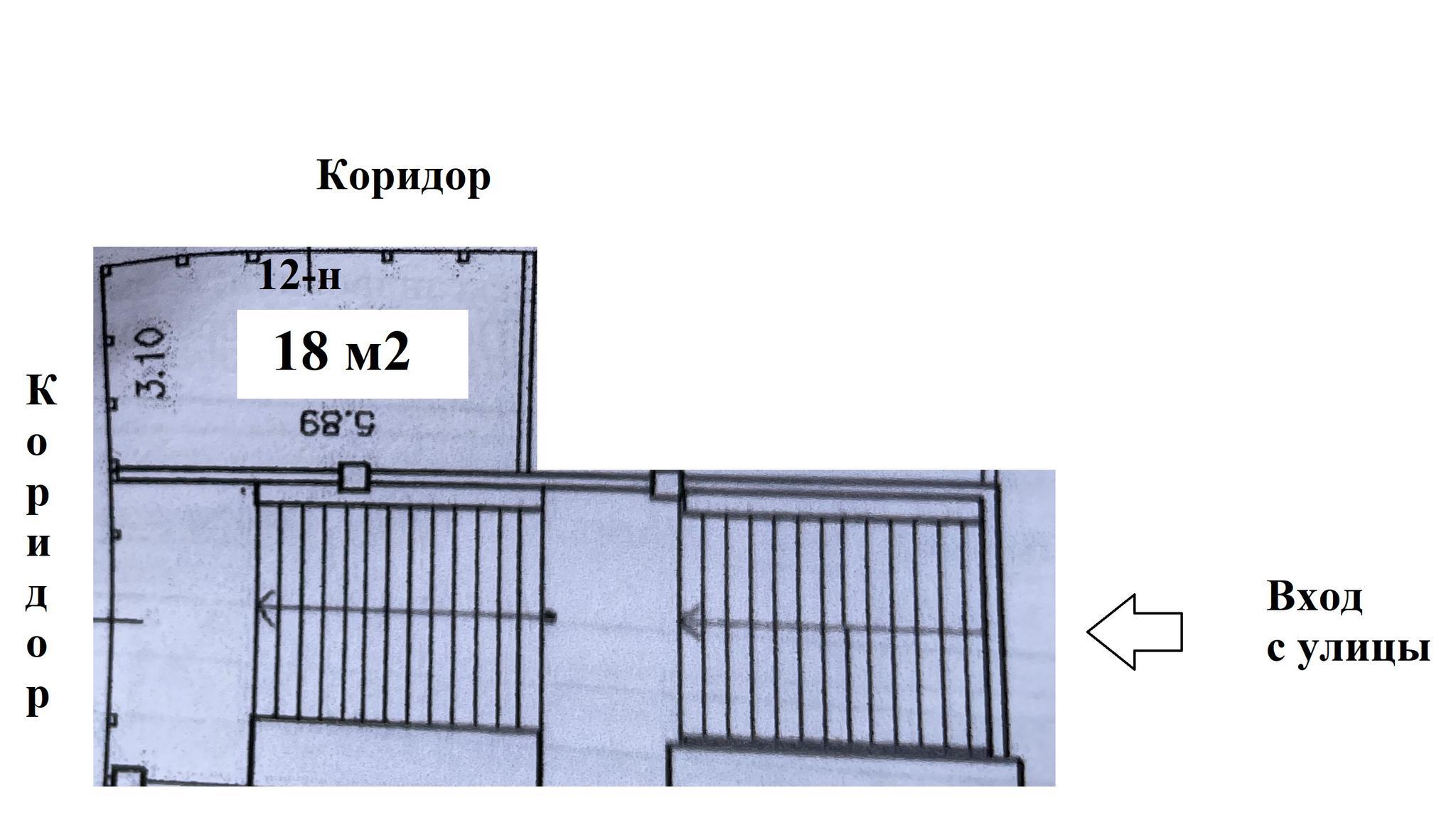 м. Озерки. Коммерческое помещение 18,1 кв.м в ТК «Ярус»