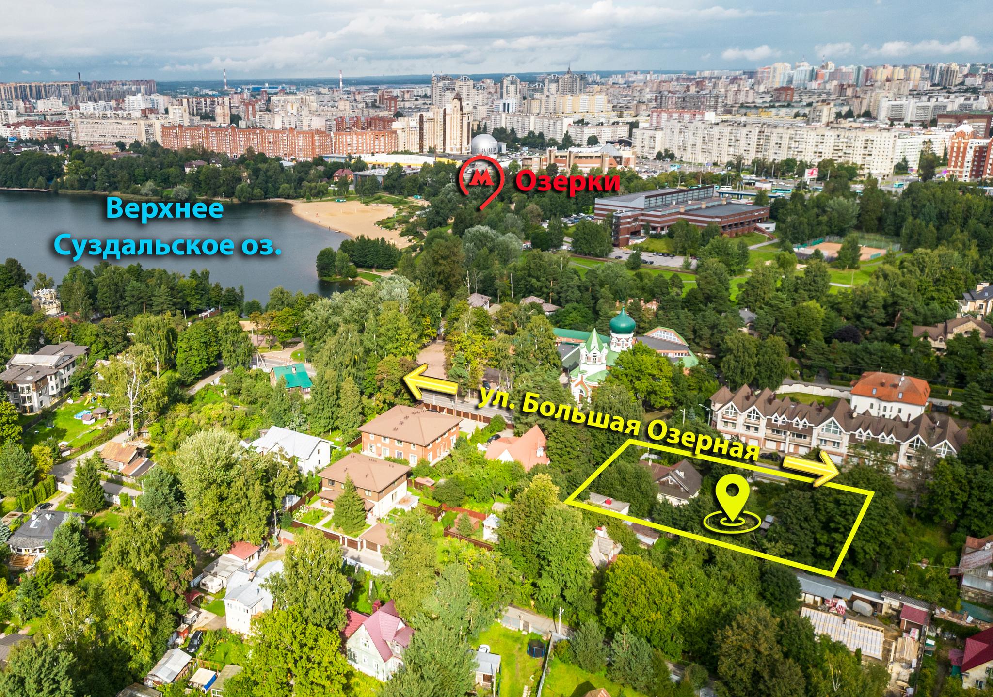 С-Петербург. ИЖС участок 15,6 соток у Верхнего Суздальского оз.