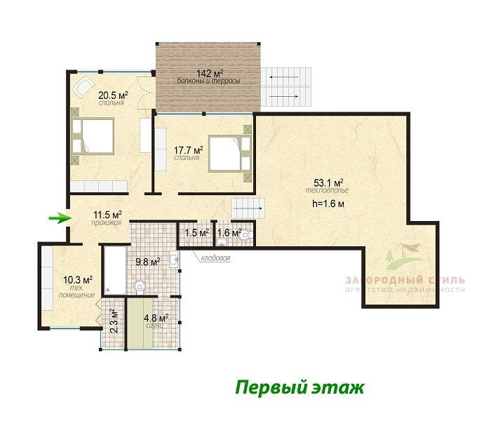 Васкелово, ИЖС. Коттедж 366 кв.м на берегу Лемболовского оз.